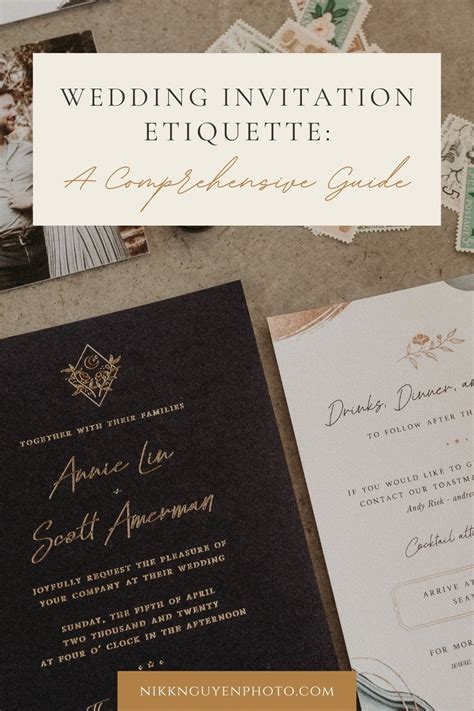 Wedding Invitation Etiquette: A Comprehensive Guide - Nikkolas Nguyen