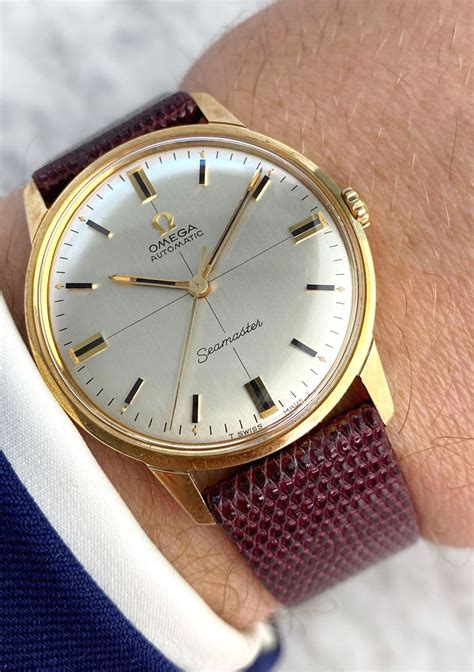 SOLID GOLD Omega Seamaster Vintage Automatic Top condition | Vintage ...