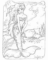 Mermaid Dolphin Coloring Pages At GetDrawings  Free Download sketch template