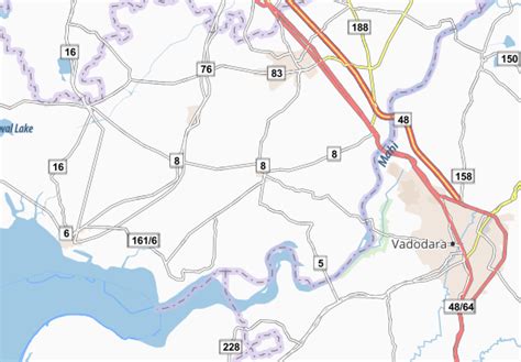 MICHELIN Borsad map - ViaMichelin