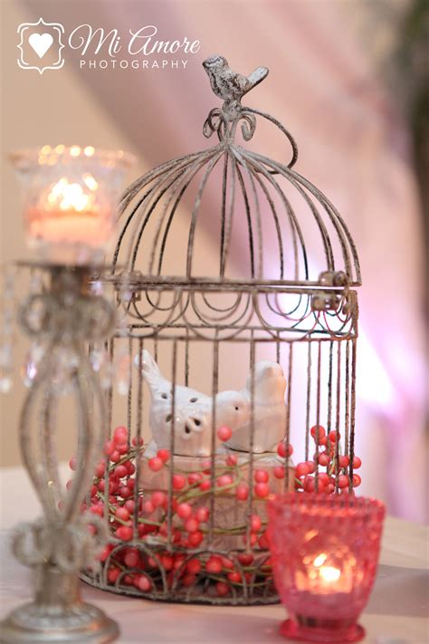 Unique centerpieces offered at Aldea Weddings at the Landmark | Bird cage decor, Floral vase ...