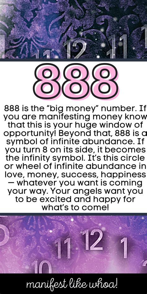 888 Angel Number Meaning & Symbolism For Manifestation – Manifest Like Whoa!