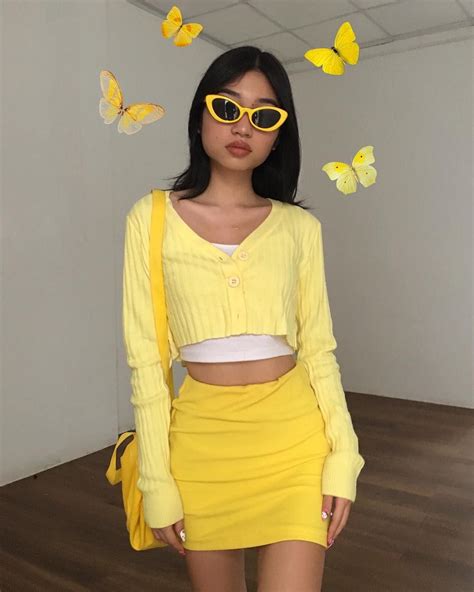 OANH 🐉🇻🇳 on Instagram: “They call me queen of yellow” Trendy Outfits, Summer Outfits, Cute ...