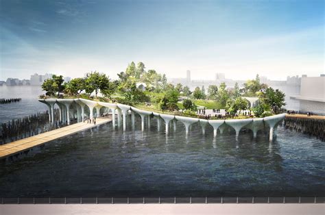 Barry Diller's $250M offshore Pier 55 park dubbed 'Little Island' | 6sqft