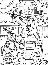Treehouse Coloring Pages  Best For Kids sketch template