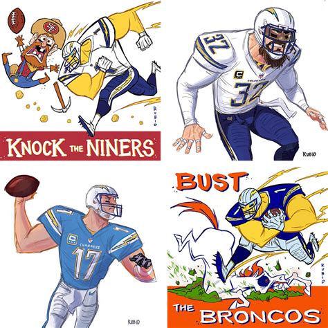 The Ratscape Files | Gallery of San Diego Chargers fan art (2014) by...