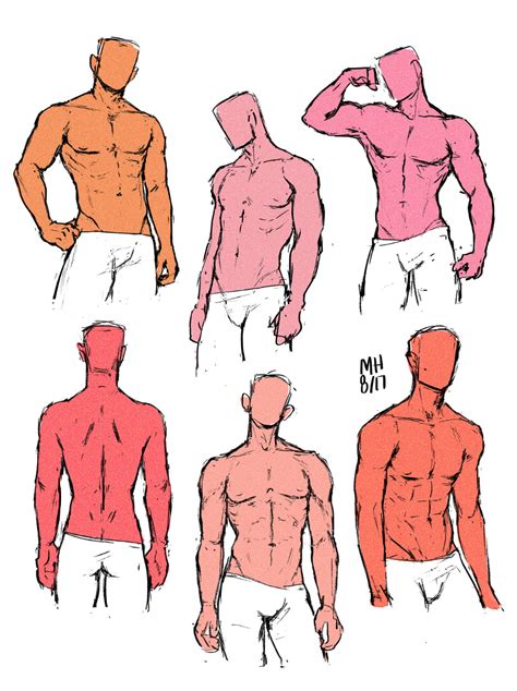 Masculine Body Drawing - Drawing.rjuuc.edu.np