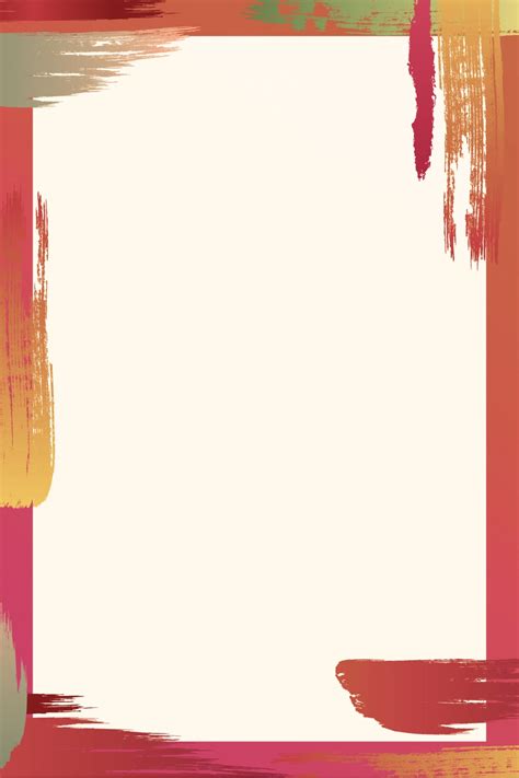 Simple Watercolor Colorful Border Background Wallpaper Image For Free Download - Pngtree