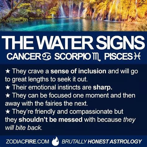 Water sign=emotions, Empath, Scorpio, all 3 water signs in birth chart ...