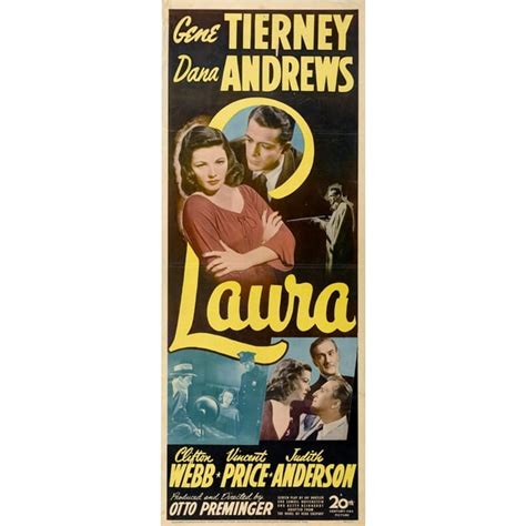 Laura Movie POSTER 14" x 36" Style A - Walmart.com - Walmart.com