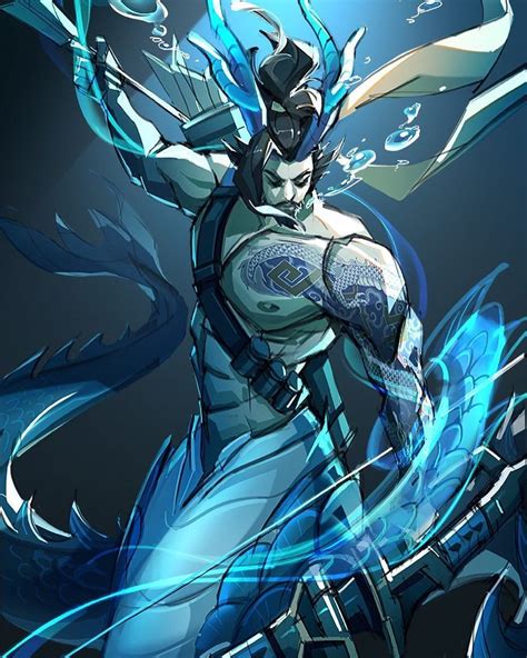 🐲Tag me as Genji🐲 on Instagram: “《 💙Hanzo💙 》 【Credits to artist (Tumblr)】 ☆ Partners ...