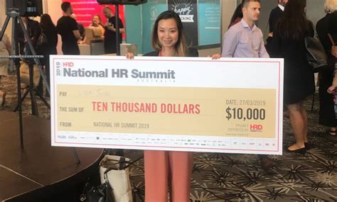 Winner of $10,000 cash prize at HR Summit Sydney | HRD Australia