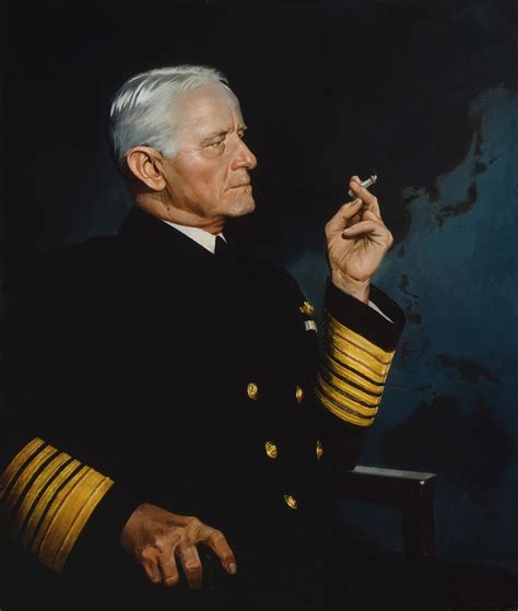 CV-16 - “Fleet Admiral Chester W. Nimitz. Painting, Oil on...