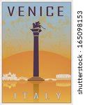 Vintage Venice Travel Poster Free Stock Photo - Public Domain Pictures