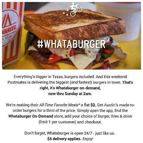 There's Cheap Whataburger Delivery Tonight : r/Austin