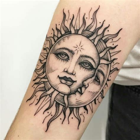 Pin by Kendall Tarpley on Tattoos. in 2020 | Vintage tattoo, Sun tattoos, Body art tattoos