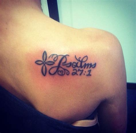 Psalm 27 Tattoo