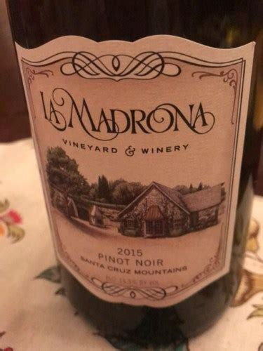 La Madrona Vineyard & Winery Pinot Noir | Vivino Brasil