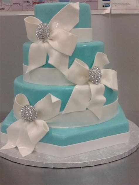 where order tiffany blue cakes images | Tiffany blue wedding cake ...