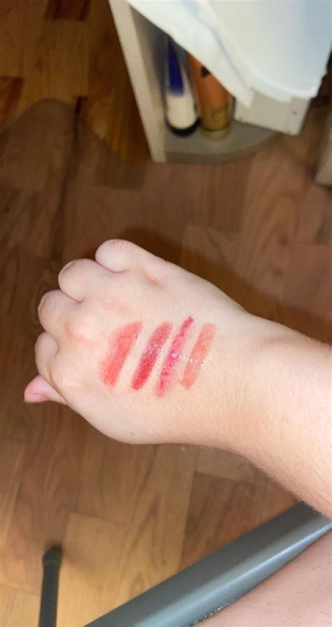 Vinylic lip swatches & comparisons between other glossier lip products ...