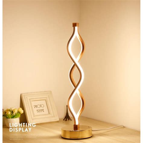 Twist - Modern LED Living Room Floor Lamp - Bright Contemporary Standing Light - Built in Dimmer ...
