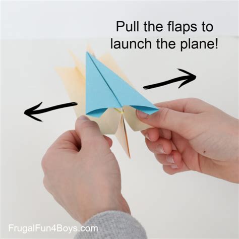 File Folder Paper Airplane Launcher - Frugal Fun For Boys and Girls