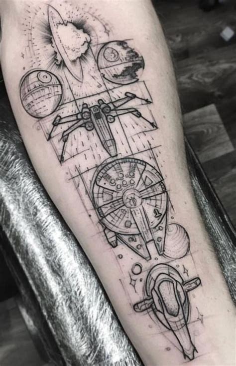 Pin by Prof. Leonardo Breno on Tatuagem | Star wars tattoo, Sleeve tattoos, Star wars tattoo sleeve