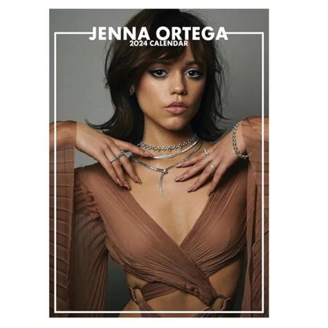 JENNA ORTEGA 2024 Calendar, Month To View A3 Wall Celebrity Calendar ...