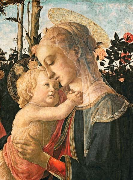 Madonna and Child with St. John the Bapt - Sandro Botticelli as art print or hand painted oil.