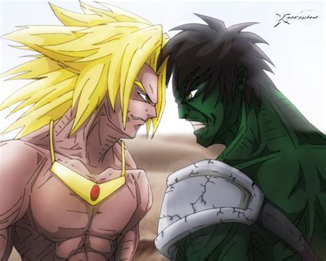 Face Off Broly VS Hulk by xericho on DeviantArt