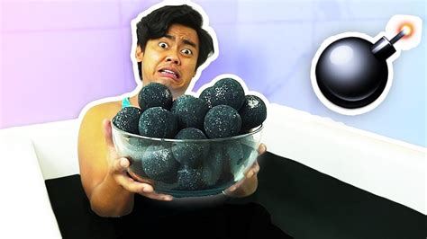 100 BLACK BATH BOMBS CHALLENGE! | Black bath bomb, Black bath, Bath bombs