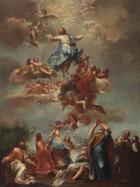 Inspirational Jesus Ascension Canvas Oil Painting | Arte cristiano ...