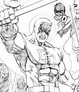 Daredevil Coloring Page At GetColoringscom  Free Printable Colorings sketch template