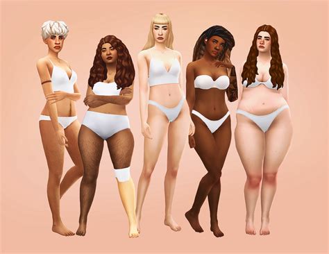 Sims 4 Body Slider Presets - coppermolqy