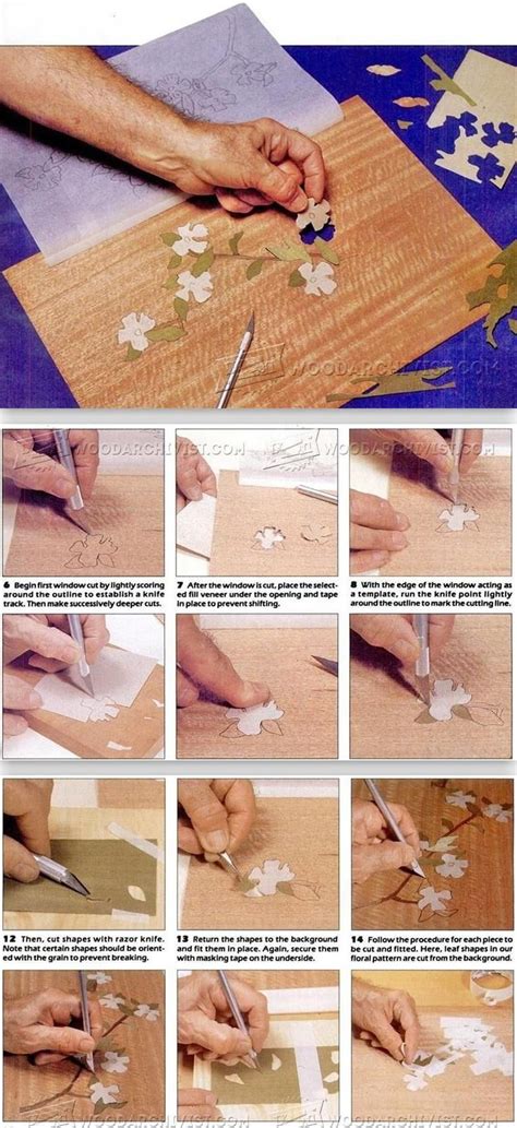 Marquetry Techniques - Finishing and Decoration Tips and Techniques ...