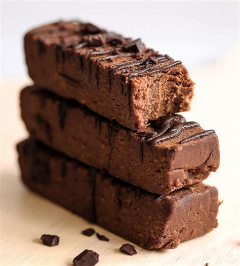 Vegan Chocolate Protein Bars - Nadia's Healthy Kitchen | Protein bar recipes, Chocolate protein ...