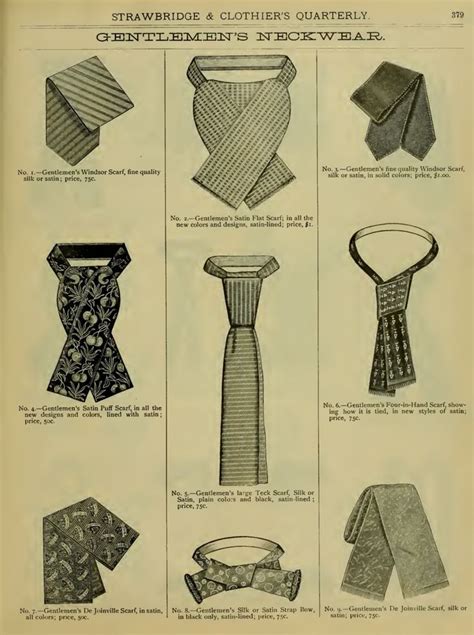 Victorian Men's Ties, Cravat, Ascot, Bow Ties, Neckties | Victorian mens fashion, Victorian mens ...