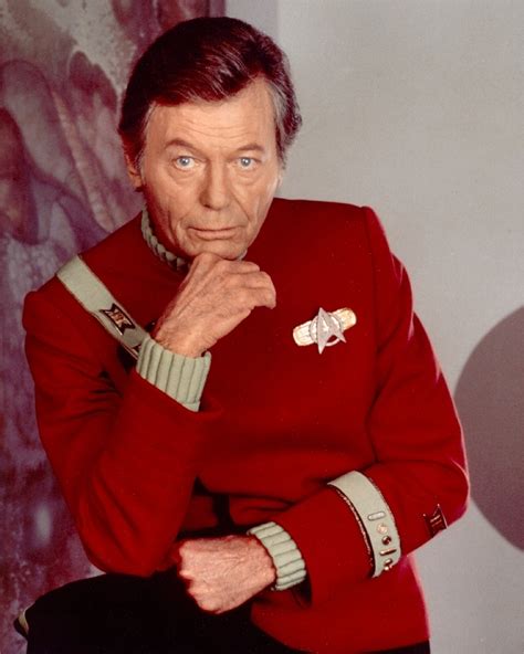 The final portrait of DeForest Kelley in his role as Doctor McCoy, from ...