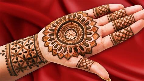 Mandala Mehndi Design For Front Part | Intricate Mandala Mehndi Design ...