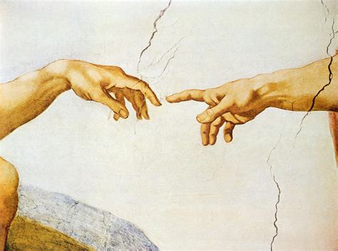 Sistine Chapel Ceiling Hand Of God