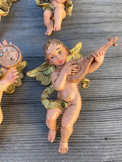 Set of 6 Depose Roman Fontanini Angels Cherubs Made in Italy - Etsy