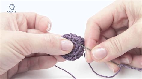 Learn How To Fasten Off Crochet Yarn - YouTube