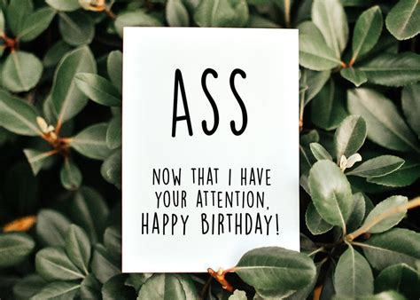 Funny Dirty Birthday Card for Adults, Adult Humor Card, Happy Birthday ...