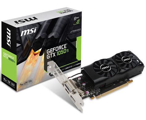 MSI Announces Its GTX 1050 Ti Low-Profile Graphics Card for Smaller Form Factor Chassis