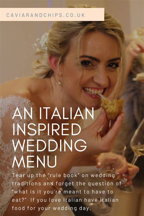 An Italian inspired wedding menu | Wedding food menu, Wedding buffet food, Vegetarian wedding menu