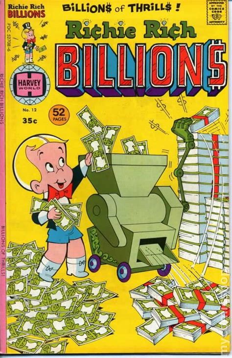 Richie Rich Billions (1974) 12 | Old comic books, Richie rich comics, Richie rich