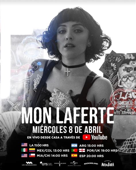 Mon Laferte anuncia concierto por streaming desde su casa — Rock&Pop