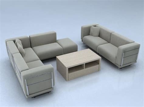 3d ikea modular sofa model