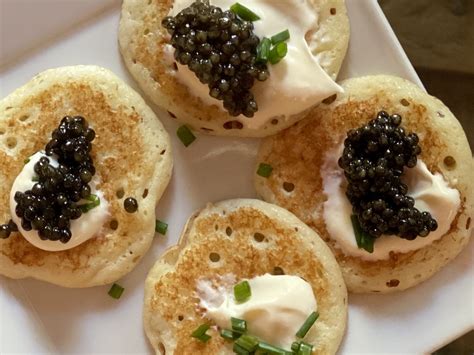 Recipe: Traditional Yeasted Blini and Caviar - Jennifer Bushman