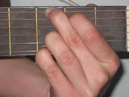 someone is playing the guitar with their fingers